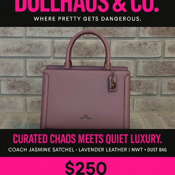 Coach Zoe "Jasmine" Satchel – Lavender Leather | NWT + Dust Bag - Picture 4 of 4